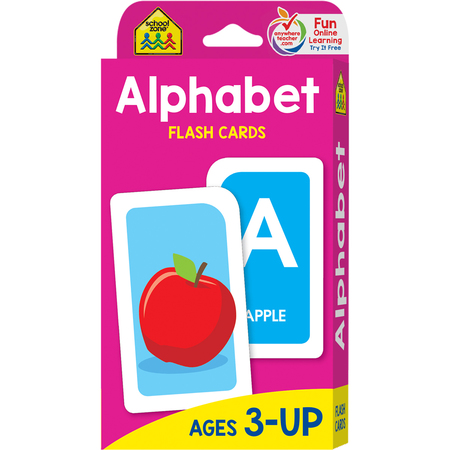 SCHOOL ZONE PUBLISHING Alphabet Flash Cards 04001